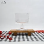 ظرف دسر/ بستنی پایه دار طرح زارا ( یک عددی) - تصویر 3