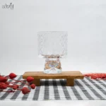 ظرف دسر/ بستنی پایه دار لوزی(یک عددی) - تصویر 3