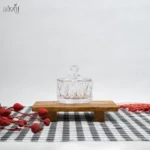 قندان نقلی/ درب دار طرح لوزی (یک عددی) - تصویر 3