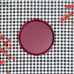 پلیت سرو 25 سانت رد ملامین (یک عددی) - تصویر 2