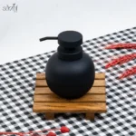 جا مایع گرد توپی اکرولیک مشکی (یک عددی) - تصویر 2