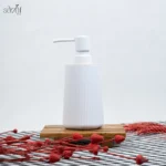 جا مایع شیاردار استوانه بلند اکرولیک سفید (یک عددی) - تصویر 2