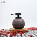 جا مایع گرد توپی اکرولیک عنابی (یک عددی)