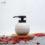 جا مایع گرد توپی اکرولیک سفید (یک عددی)