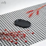 زیر لیوان / استکانی بیضی بلک ملامین(یک عددی)