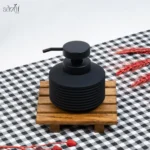 جا مایع کوتاه شیاردار تخت اکرولیک مشکی (یک عددی) - تصویر 2