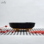 پلیت سرو دفرم دیپ 19 /21 سانت بلک ملامین (یک عددی) - تصویر 3