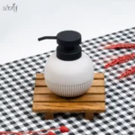 جا مایع گرد توپی اکرولیک سفید (یک عددی) - تصویر 2