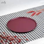 پلیت سرو 30 سانت رد ملامین (یک عددی)