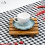 فنجان و نعلبکی قهوه خوری سرامیک اسنیک آی (یک عددی) - تصویر 2