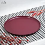پلیت سرو 36 سانت رد ملامین (یک عددی)