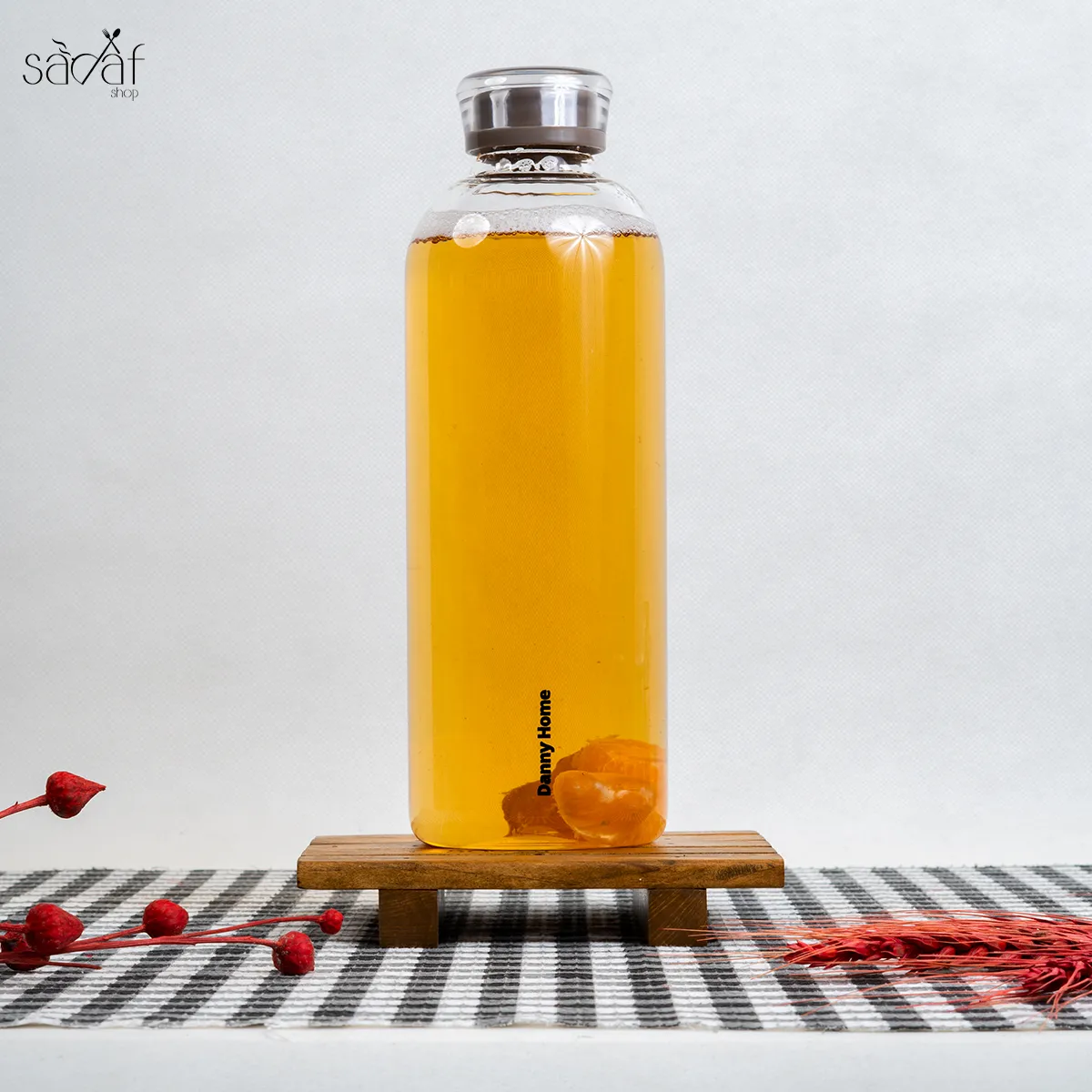 91_41_11zon بطری دتاکس تمام پیرکس استوانه ساده (یک عددی) - تصویر 1