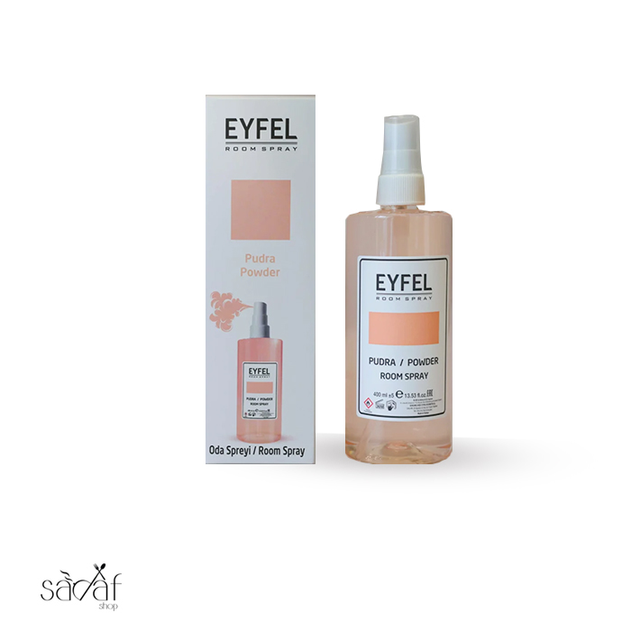 پودرا اسپری استوانه هوا و محیط ایفل 400میل رایحه پودرا (Pudra) (یک عددی) - تصویر 1