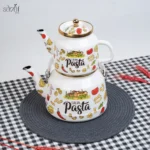 کتری و قوری لوله ای لعاب لایت ترکیه ( یک عددی) - تصویر 3