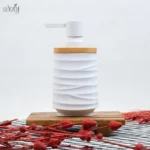 جا مایع مکعب طرح موج سفید (یک عددی)