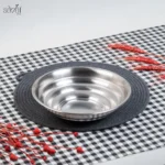 کاسه سرو داخل گود 23 سانت استیل سیلور آتیماه (یک عددی)