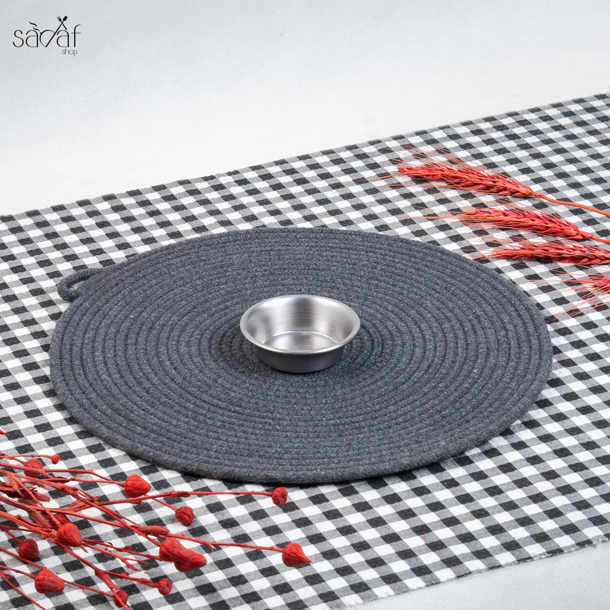 17_17_11zon پیاله سرو سس/مزه استیل مات آتیماه (یک عددی) - تصویر 1