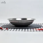 کاسه سرو داخل گود 23 سانت استیل سیلور آتیماه (یک عددی) - تصویر 2