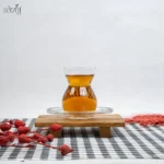 استکان و نعلبکی کمر باریک اتنیک 145 سی سی (دست 6 عددی) - تصویر 3