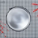 پلیت سرو 32 سانت استیل سیلور آتیماه(یک عددی) - تصویر 2