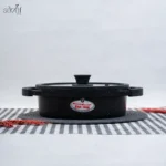 تابه دو دسته درب دار 24 سانت مونارک پلاس مشکی زرساب (یک عددی) - تصویر 2