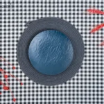 زیر دستی سرو تخت چروک 22سانت بلو ملامین (یک عددی) - تصویر 2