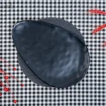 پلیت سرو دفرم بزرگ بلک ملامین بیضی آمره (یک عددی) - تصویر 2