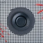 پلیت سرو گود 20 سانت سرامیک مشکی شیاردار دنی هوم(یک عددی) - تصویر 2