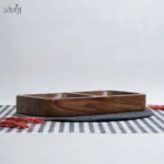 اردور سرو 2 خانه چوب گردو مستطیل صدف ( یک عددی) - تصویر 2