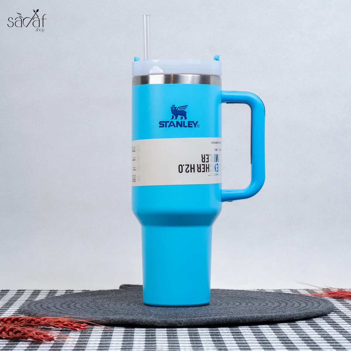 69_9_11zon تراول ماگ استنلی (STANLEY) 1180 سی سی نی دار آبی(یک عددی) - تصویر 1