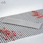 ظرف سرو مستطیل 50/15 سانت استیل سیلور آتیماه(یک عددی)