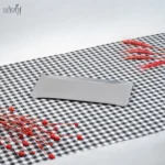 رست سرو مستطیل 30/15 سانت استیل سیلور آتیماه  (یک عددی)