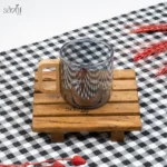 فنجان پیرکس دسته چوبی دودی 100 سی سی(یک عددی) - تصویر 2