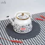 کتری و قوری لوله ای لعاب لایت ترکیه ( یک عددی) - تصویر 2