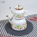 کتری و قوری لوله ای لعاب لایت ترکیه ( یک عددی) - تصویر 3