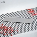 ظرف سرو مستطیل 40/15 سانت استیل سیلور آتیماه (یک عددی)