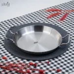 تابه سرو تمام استیل دو دسته 24 سانت ساور (یک عددی)