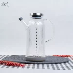 ظرف روغن پیرکس شیاری 1100 سی سی یونیک(یک عددی)