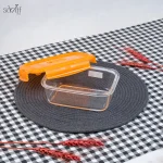 ظرف ماکروویو قفل دار 820 سی سی {گلس لاک} شیشه لومینارک فرانسه(یک عددی) - تصویر 2