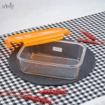 ظرف ماکروویو قفل دار 1970 سی سی {گلس لاک} شیشه لومینارک فرانسه(یک عددی) - Image 2