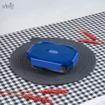 ظرف ماکروویو قفل دار 650 سی سی {گلس لاک} شیشه لومینارک فرانسه(یک عددی)