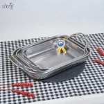 ست آبکش 3 تیکه استیل پانچ نیوهوم (یک عددی)