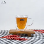 ماگ دو جداره پیرکس 220 سی سی لروا (یک عددی)