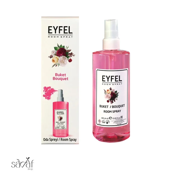 cc8cbfe25bb0bed3dd3238027e0d64dfa4b55fbd_1754923430 اسپری استوانه هوا و محیط ایفل 400میل رایحه دسته گل (Bouqet)(یک عددی) - تصویر 1