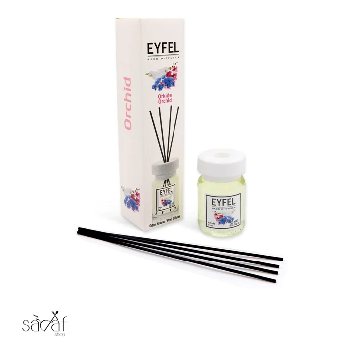 خرید-خوشبو-کننده-هوا-ایفل-eyfel-رایحه-ارکیده-orchid خوشبو کننده هوا و محیط ایفل 120 میل ترکیه رایحه ارکیده (Orchid)(یک عددی) - تصویر 1