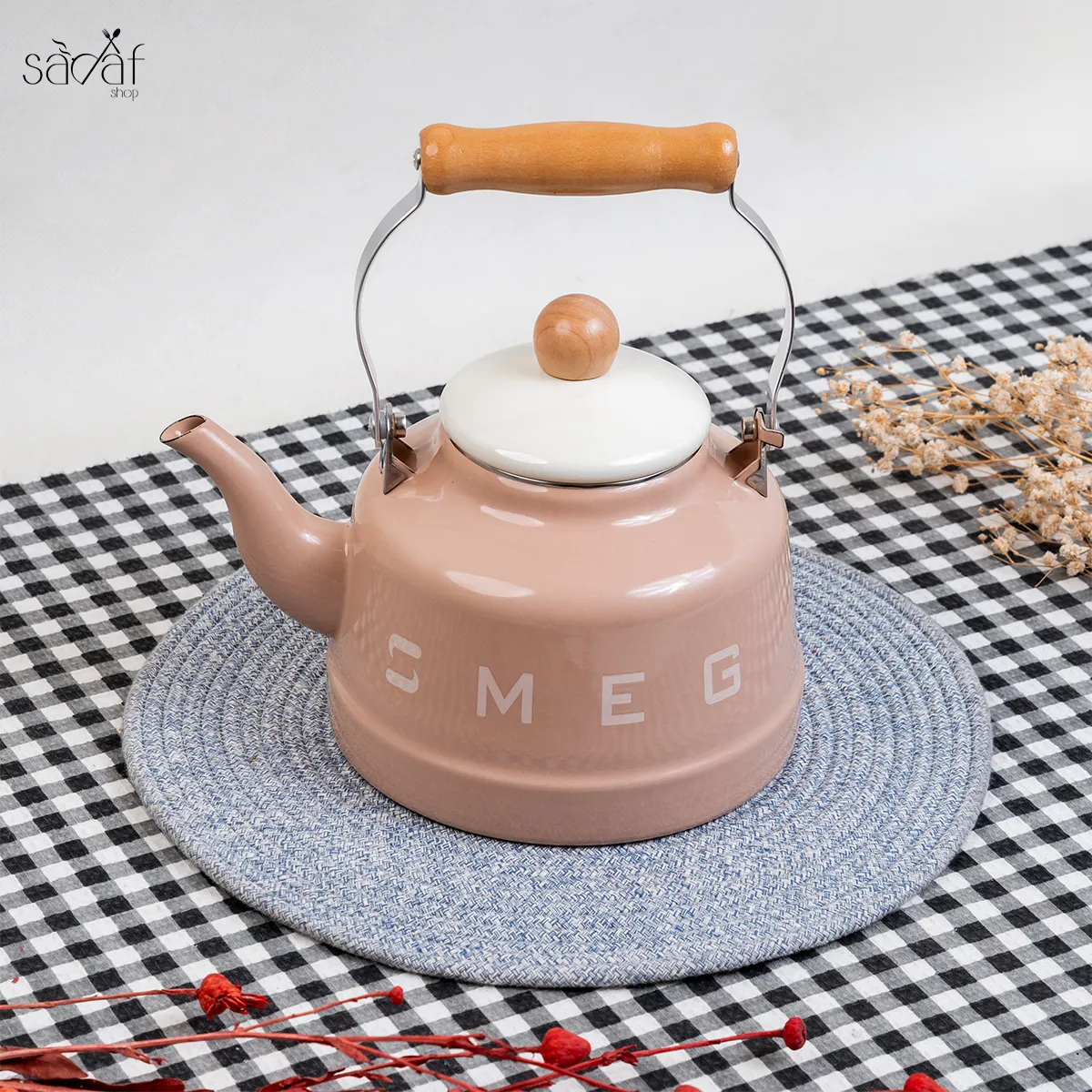 2_2_11zon کتری تک لعاب طرح SMEG خارجی - تصویر 1