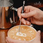 قلم آرت دسته چوبی با جعبه فلزی - تصویر 3
