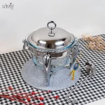 سوفله سوپ خوری استیل پیرکس نیو هوم به همراه یک ملاقه