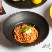 بشقاب-گود-ملامین-۲۵-سانتیمتری-مشکی-مات-تورزن3-preview