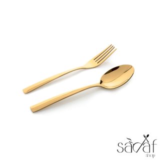 قاشق-چنگال-غذاخوری-فلورانس-طلایی-A